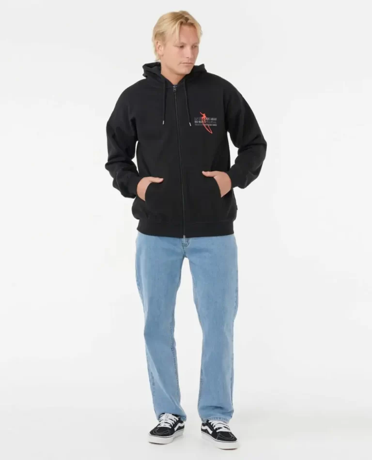 Rip Curl Hoodies & Fleece Mens Eddie Would Go Zip Through Hood - Image 3