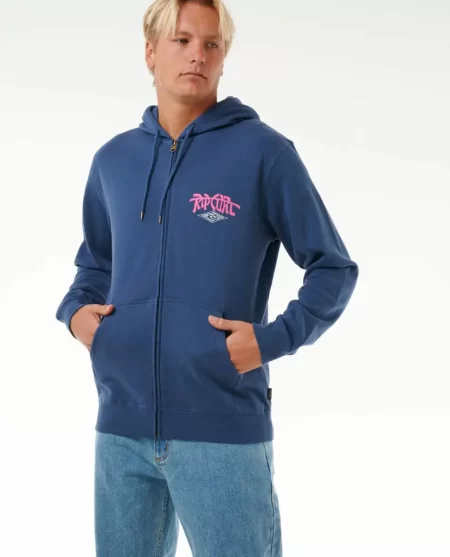 Rip Curl Hoodies & Fleece Shred Till Dead Zip Through Hood Mens