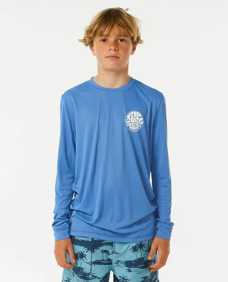 Rip Curl Icons Surflite Uv Long Sleeve Rash Vest Kids Rash Guards & Vest - Image 2