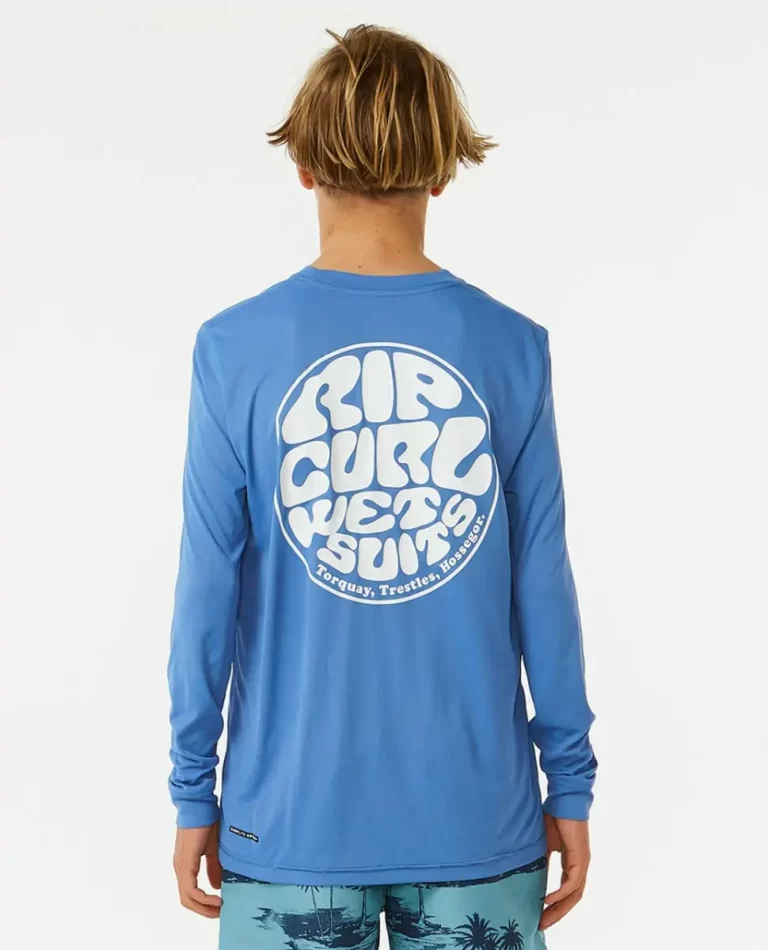 Rip Curl Icons Surflite Uv Long Sleeve Rash Vest Kids Rash Guards & Vest - Image 5