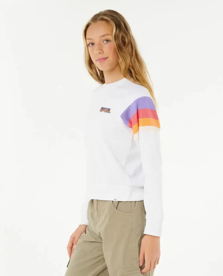 Rip Curl Kids Hoodies & Fleece Las Dalias Raglan Crew - Image 2