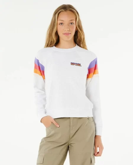 Rip Curl Kids Hoodies & Fleece Las Dalias Raglan Crew