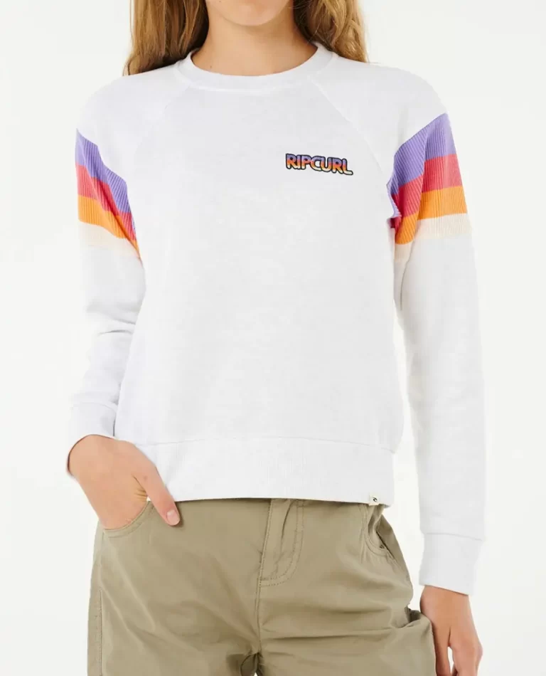 Rip Curl Kids Hoodies & Fleece Las Dalias Raglan Crew - Image 5