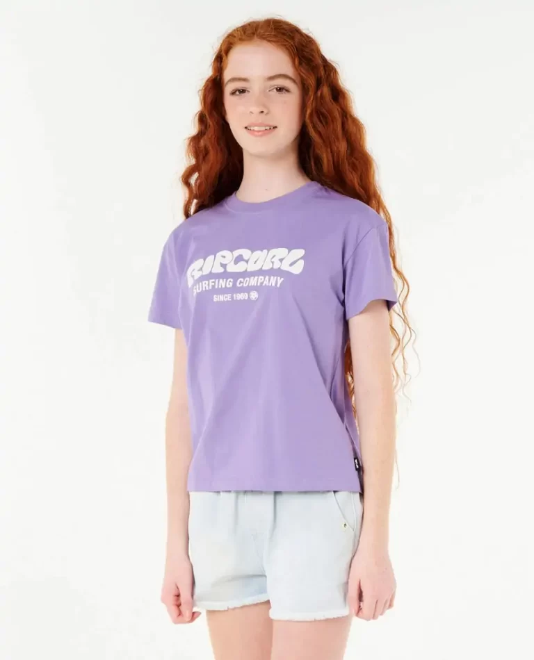 Rip Curl Kids Surf Puff Relaxed Tee Tops & Tees - Image 2
