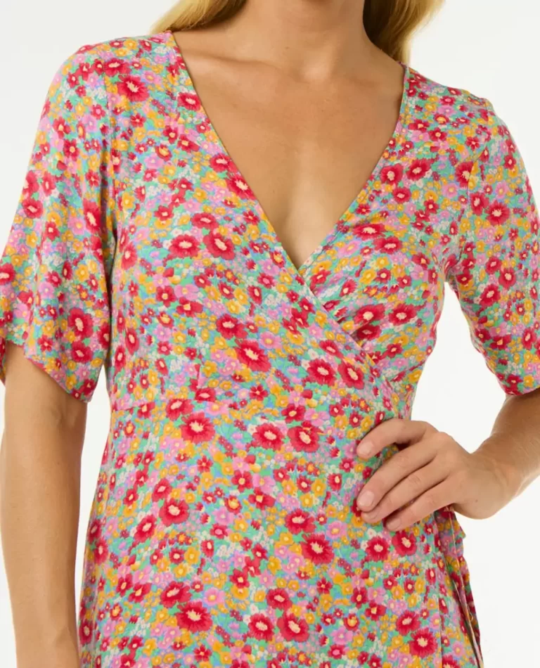 Rip Curl Las Dalias Ditsy Wrap Dress Dresses & Rompers Women - Image 5