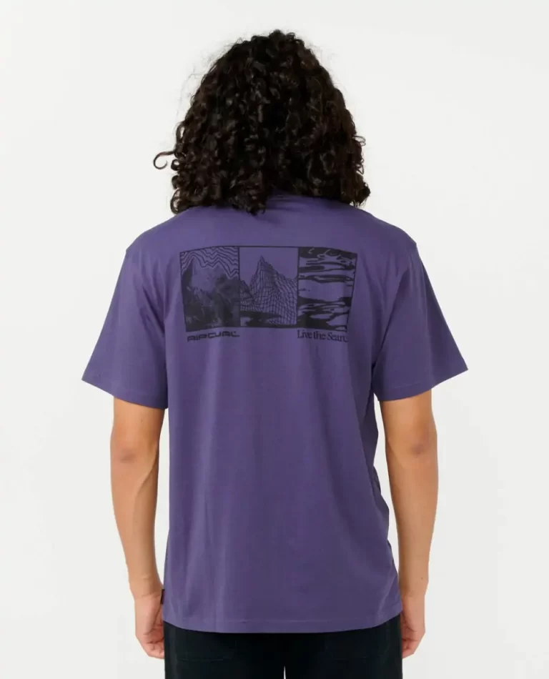 Rip Curl Live The Search Tee Mens Tees & Tanks - Image 3