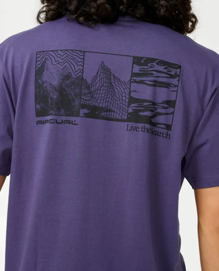 Rip Curl Live The Search Tee Mens Tees & Tanks - Image 5
