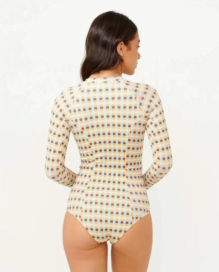 Rip Curl Lottie Check Long Sleeve Upf Surf Suit Surf Suits Women - Image 2