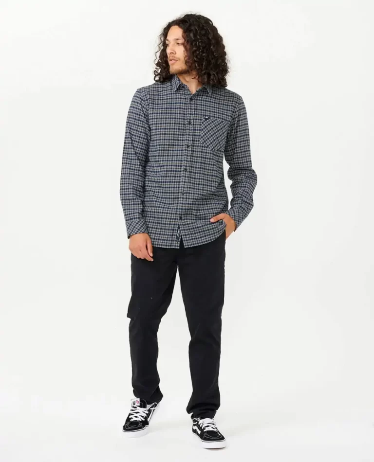 Rip Curl Mens Classic Surf Checked In Flannel Shirts & Flannels - Image 4