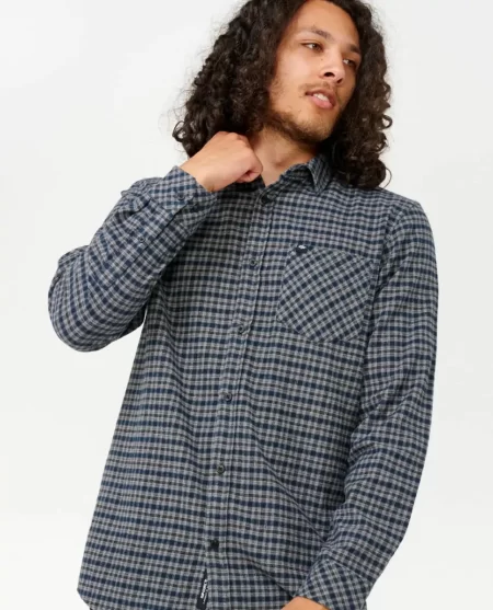 Rip Curl Mens Classic Surf Checked In Flannel Shirts & Flannels