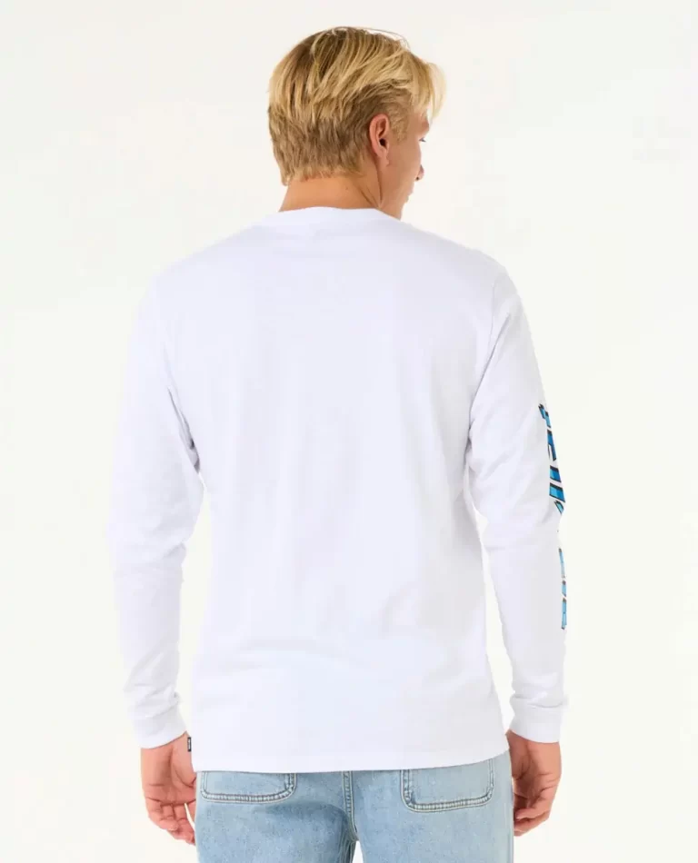 Rip Curl Mens Fade Out Icon Long Sleeve Tee Tees & Tanks - Image 3
