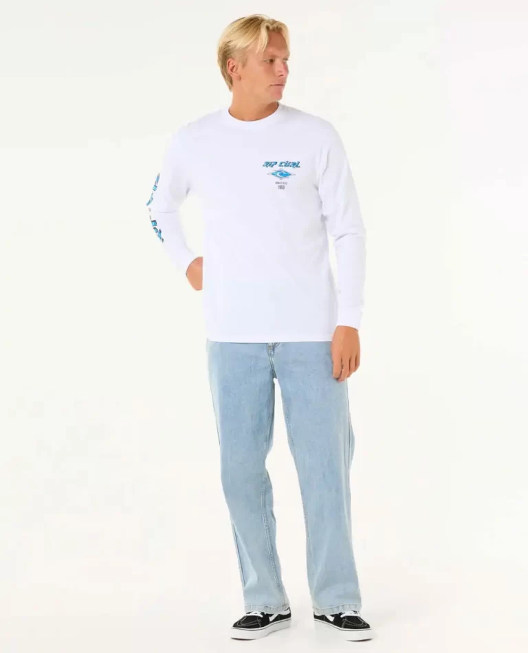 Rip Curl Mens Fade Out Icon Long Sleeve Tee Tees & Tanks - Image 4