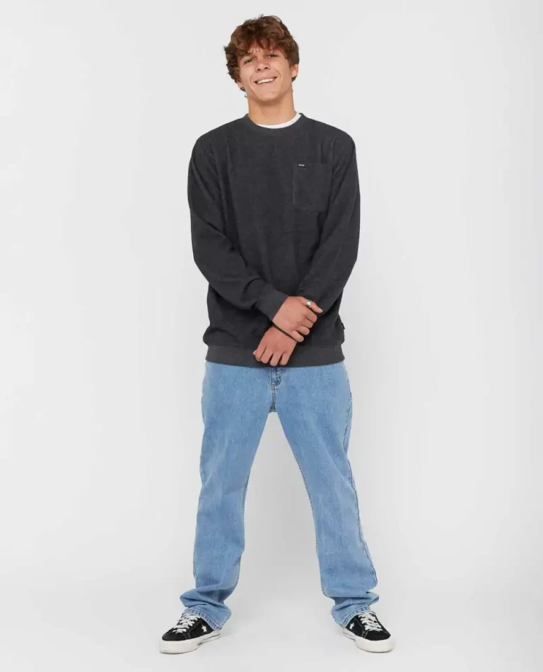 Rip Curl Mens Grid Crew Hoodies & Fleece - Image 4