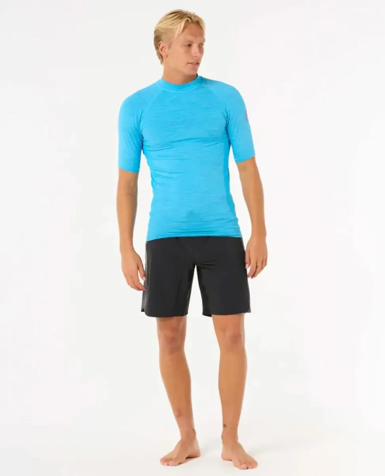 Rip Curl Mens Rash Guards Dawn Patrol Uv Short Sleeve Rash Guard - Image 4