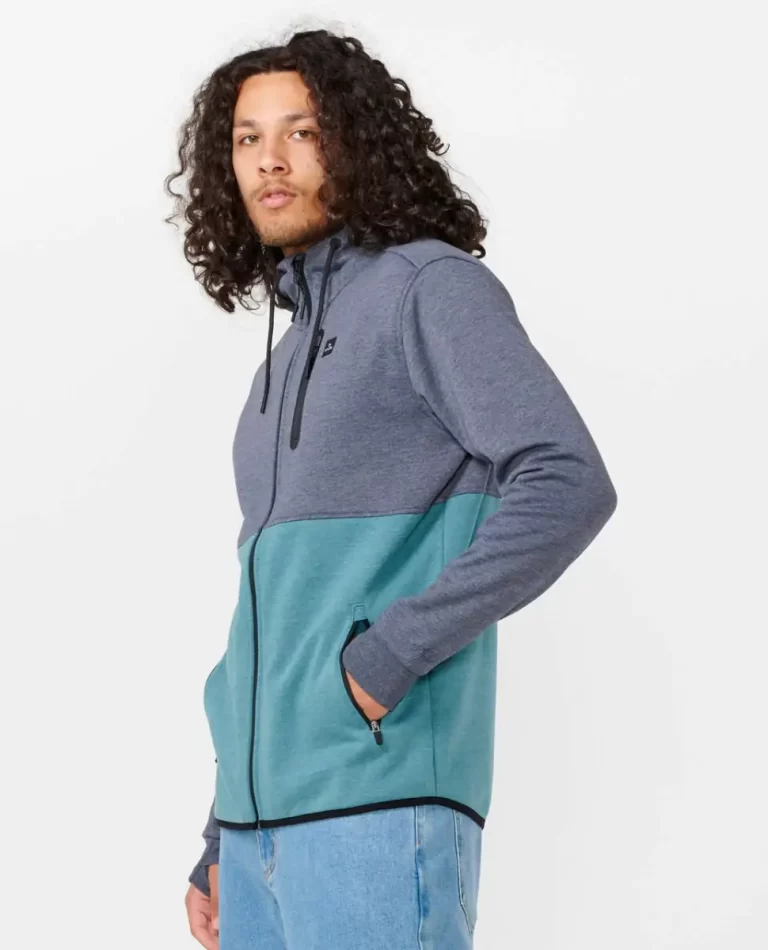 Rip Curl Mens Series Fleece Purple Haze Departed Anti Hoodies & Fleece - Image 2