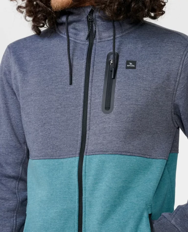 Rip Curl Mens Series Fleece Purple Haze Departed Anti Hoodies & Fleece - Image 5