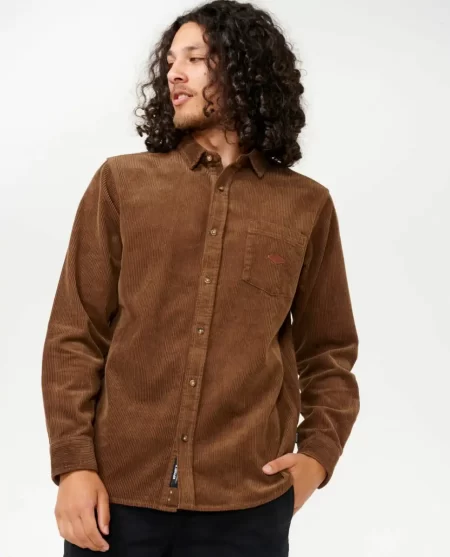 Rip Curl Mens Shirts & Flannels Classic Surf Cord Long Sleeve Shirt