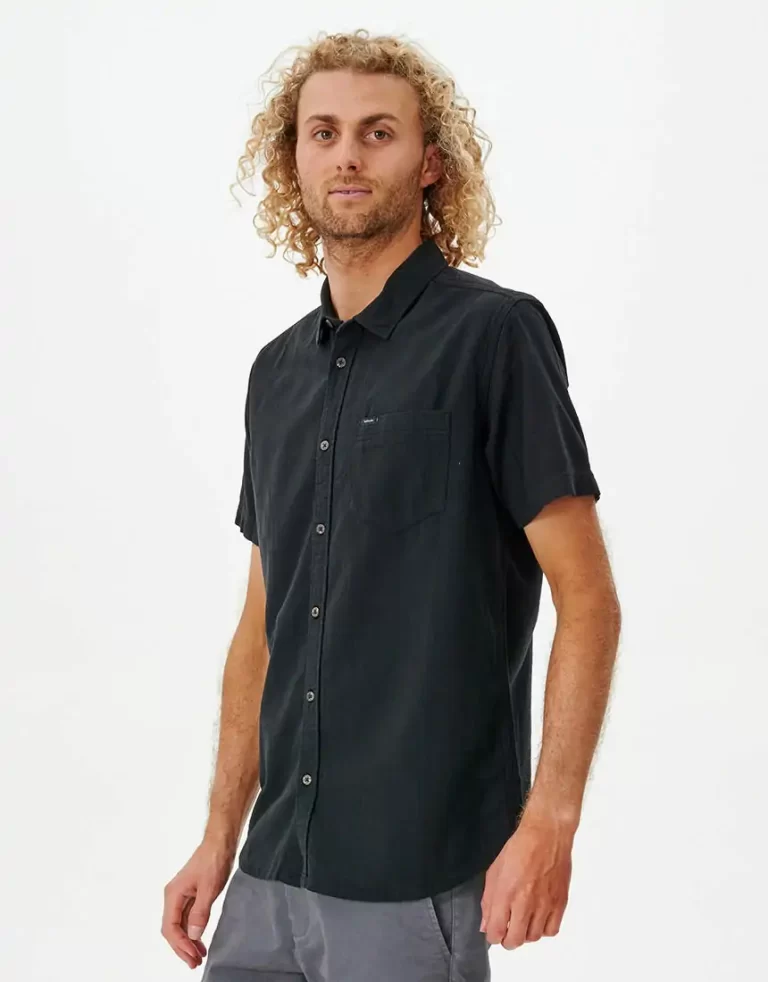 Rip Curl Mens Shirts & Flannels Classic Surf Washed Short Sleeve Shirt - Image 3