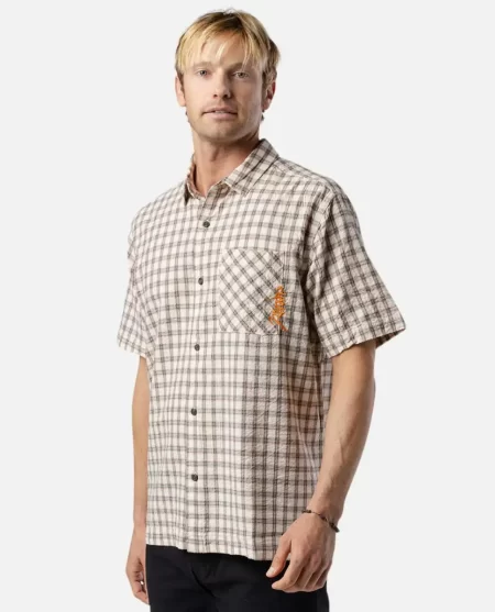 Rip Curl Mens Shirts & Flannels Medina Script Short Sleeve