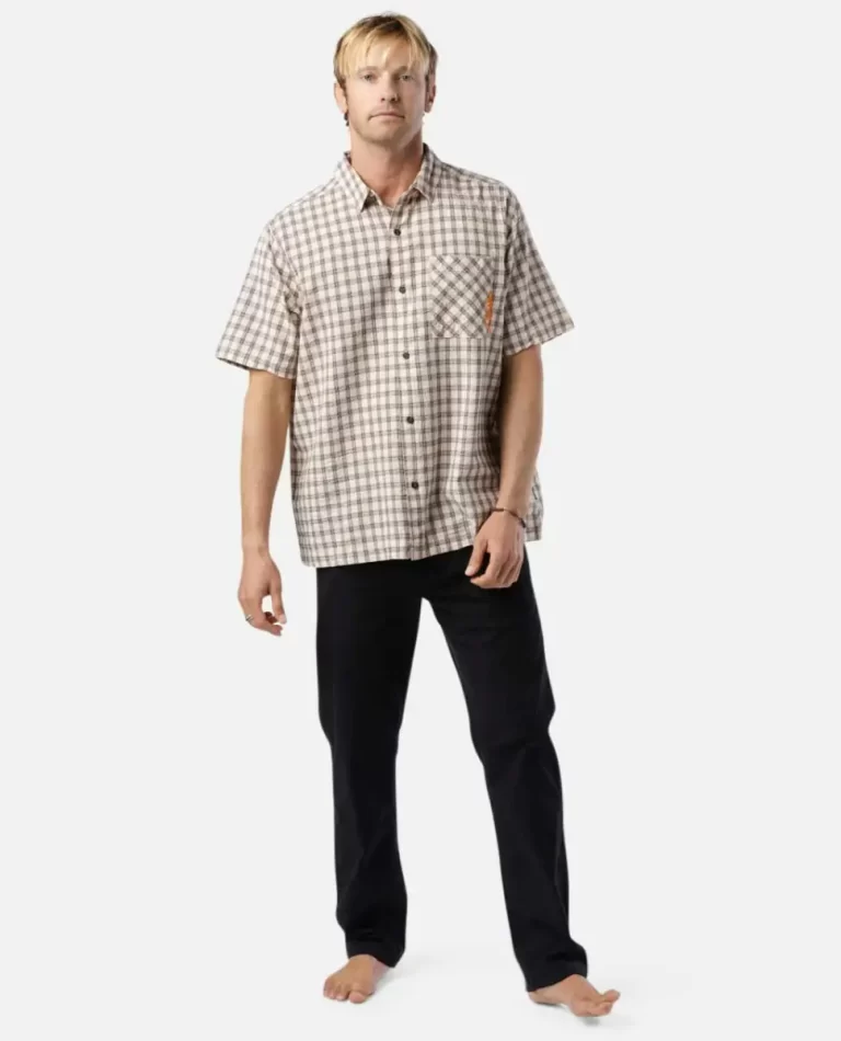 Rip Curl Mens Shirts & Flannels Medina Script Short Sleeve - Image 5