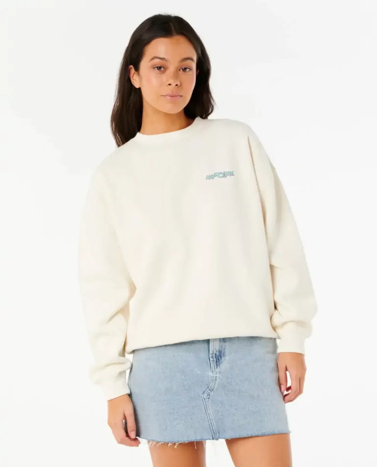 Rip Curl Neon Diamond Heritage Crew Women Hoodies & Fleece - Image 3