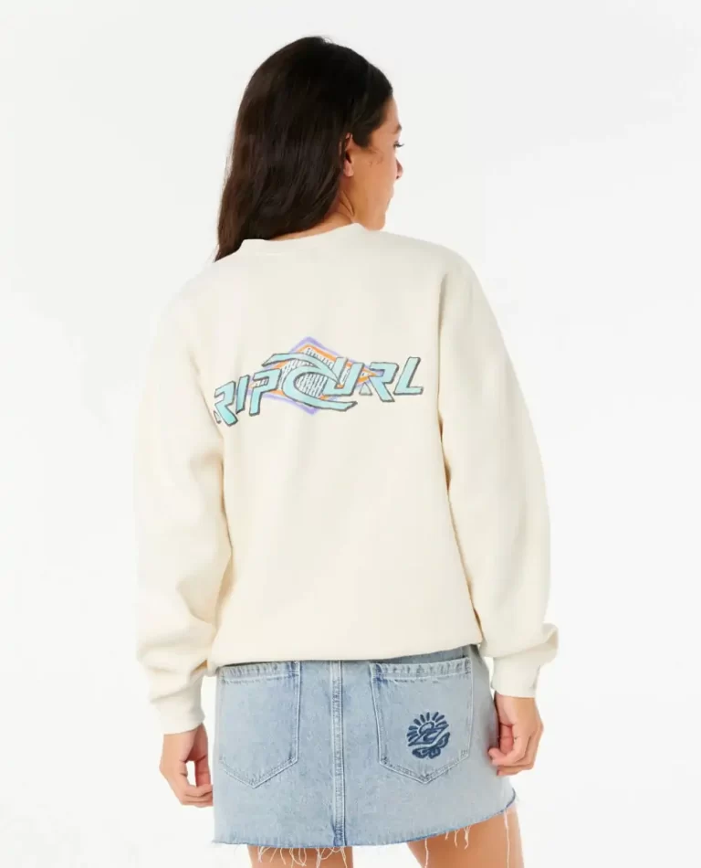 Rip Curl Neon Diamond Heritage Crew Women Hoodies & Fleece