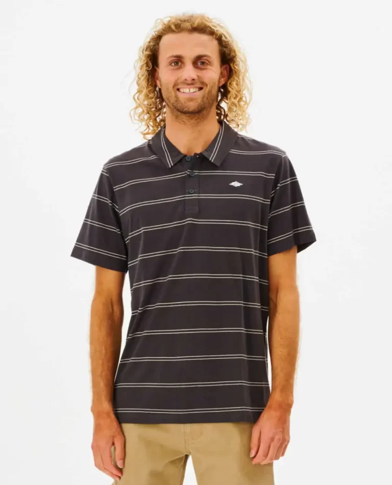 Rip Curl Plain Stripe Polo Shirts & Flannels Mens - Image 4