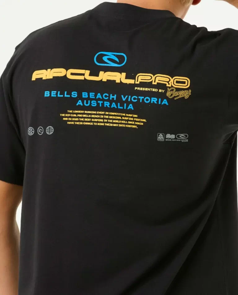 Rip Curl Pro 2025 Lock Up Event Tee Mens Tees & Tanks - Image 5