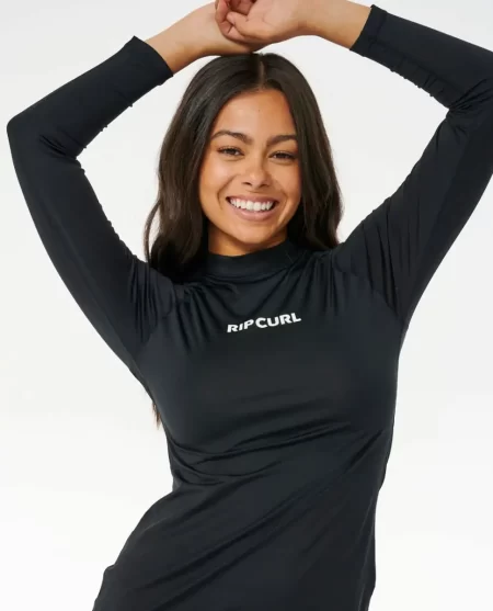 Rip Curl Rash Guards Classic Surf Long Sleeve Uv Rash Guard Women