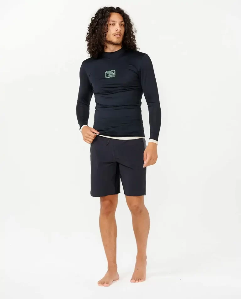 Rip Curl Rash Guards Mens Archive Upf Performance Long Sleeve Rash Guard - Image 4