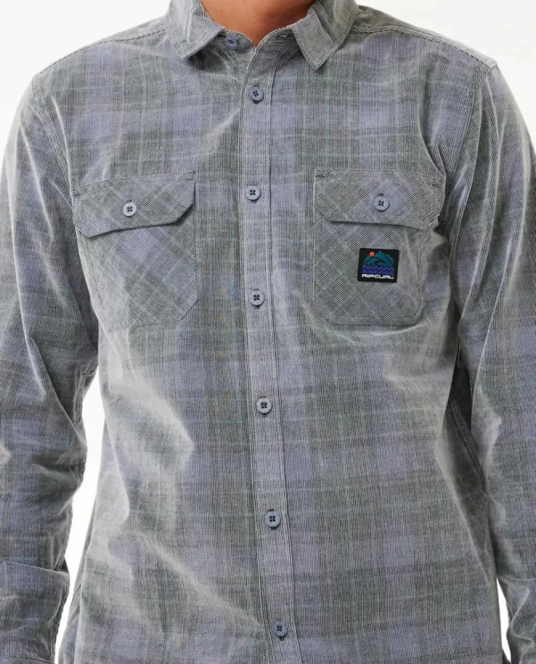 Rip Curl Search Long Sleeve Cord Shirt Shirts & Flannels Mens - Image 5
