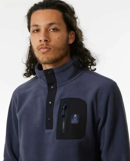 Rip Curl Search Polar Fleece Crew Mens Hoodies & Fleece