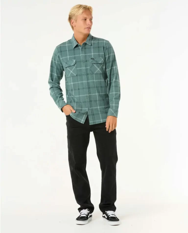 Rip Curl Shirts & Flannels Grid Long Sleeve Shirt Mens - Image 4