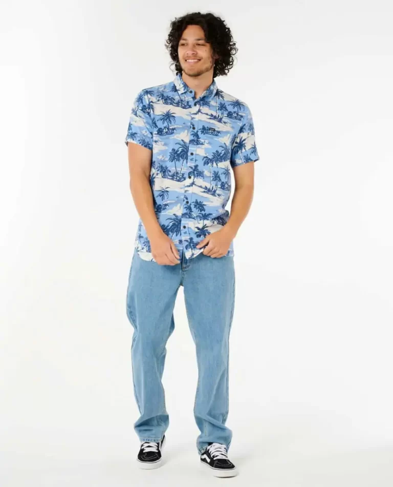 Rip Curl Shirts & Flannels Mens Dreamer Barrel Killa Short Sleeve Shirt - Image 4