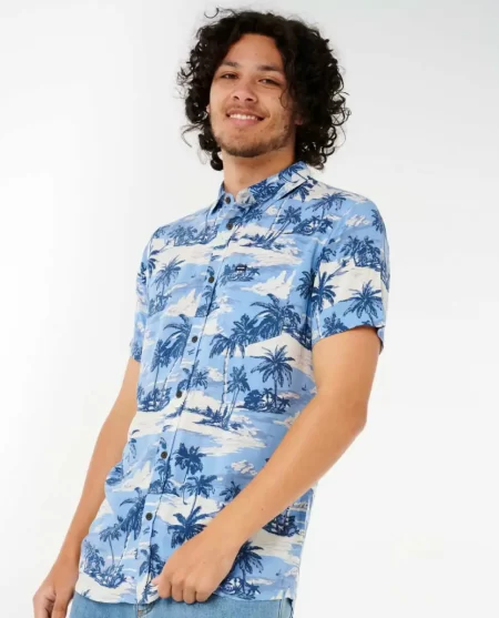 Rip Curl Shirts & Flannels Mens Dreamer Barrel Killa Short Sleeve Shirt