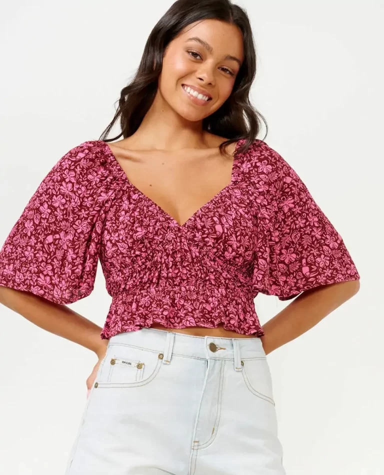 Rip Curl Shirts & Tops Women Beach Party Short Sleeve Top