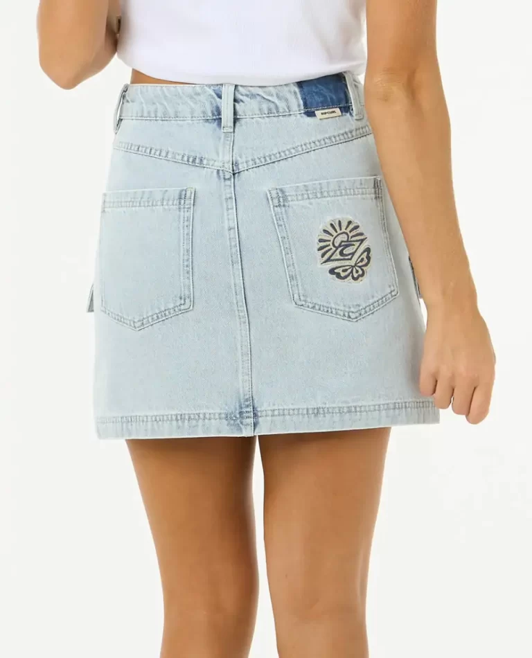 Rip Curl Skirts Las Dalias Denim Mini Women - Image 3