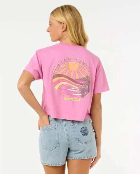 Rip Curl Sun & Sea Crop Tee Women Tees & Tanks
