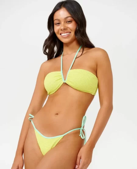 Rip Curl Sunny Side Tie Side Cheeky Coverage Bikini Bottom Women Bikini Bottoms