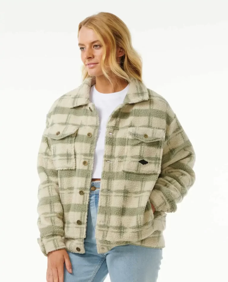 Rip Curl Sunrise Session Sherpa Lined Button Up Jacket Jackets Women - Image 2