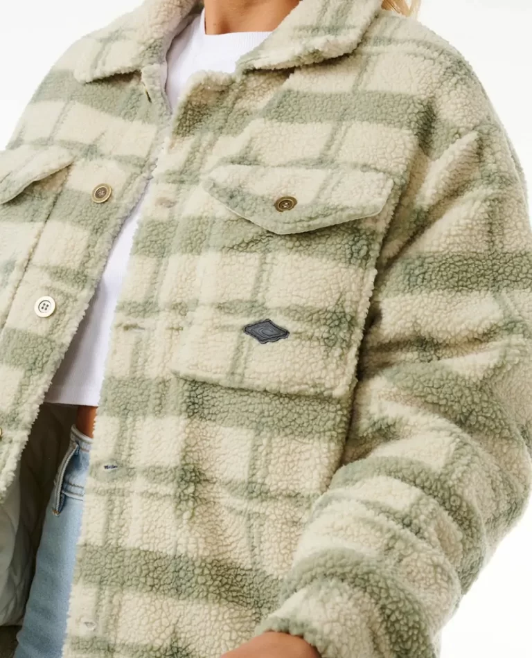 Rip Curl Sunrise Session Sherpa Lined Button Up Jacket Jackets Women - Image 5