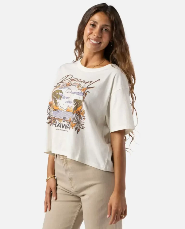 Rip Curl Tees & Tanks Cosmic Sky Crop Tee Women - Image 4