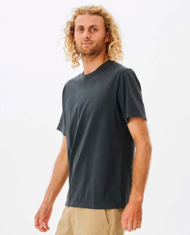 Rip Curl Tees & Tanks Mens Plain Wash Tee - Image 3