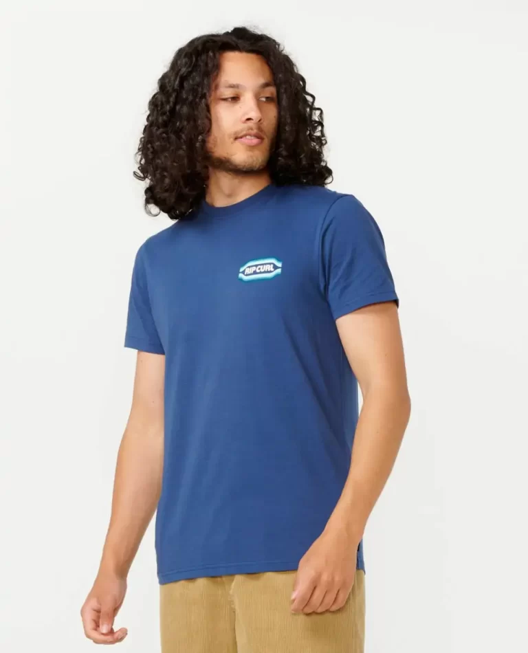 Rip Curl Tees & Tanks Mens Surf Revival Channels Tee - Image 2
