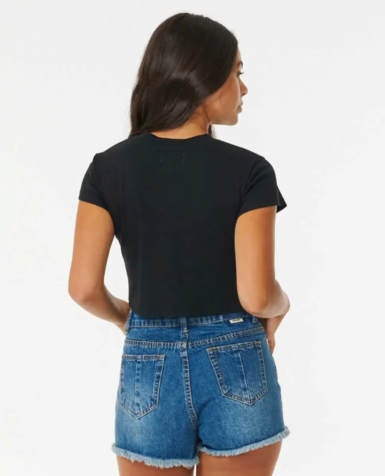 Rip Curl Tees & Tanks Women Classic Ribbed Tee - Image 3