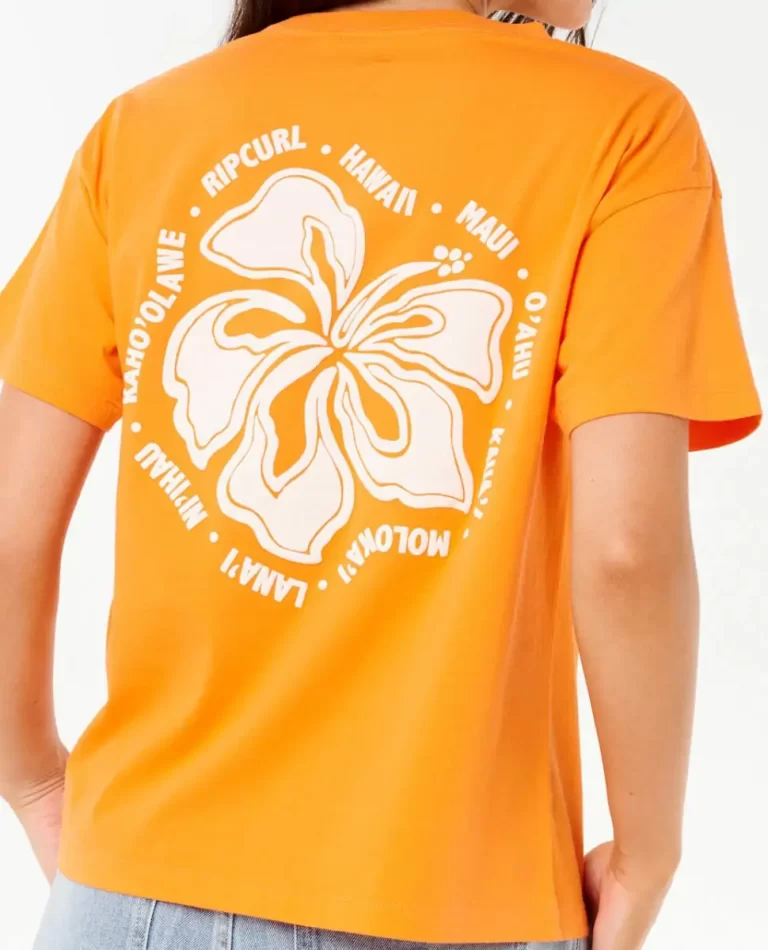 Rip Curl Tees & Tanks Women Hibiscus Relaxed Tee - Image 5