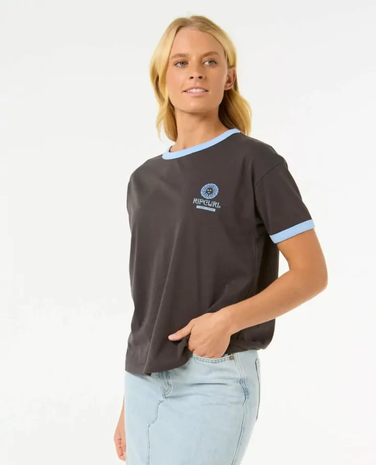 Rip Curl Tees & Tanks Women San Carlos Ringer Tee - Image 2