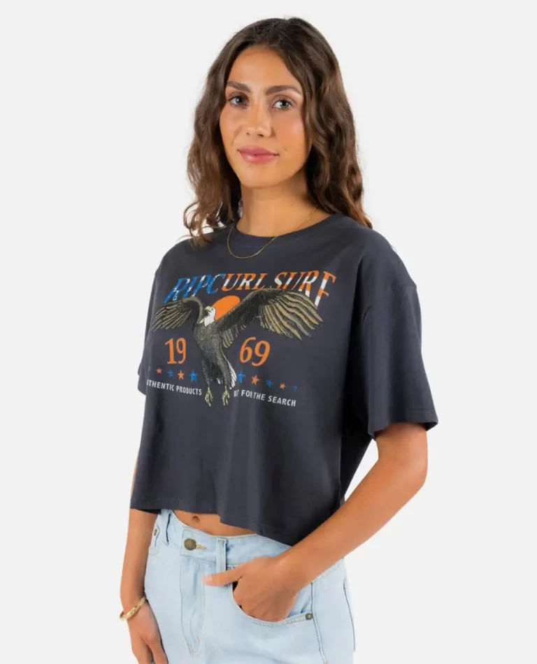 Rip Curl Tees & Tanks Women Soaring Crop Tee - Image 2