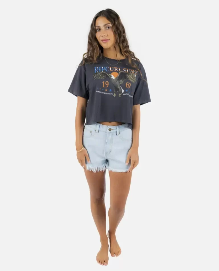 Rip Curl Tees & Tanks Women Soaring Crop Tee - Image 4