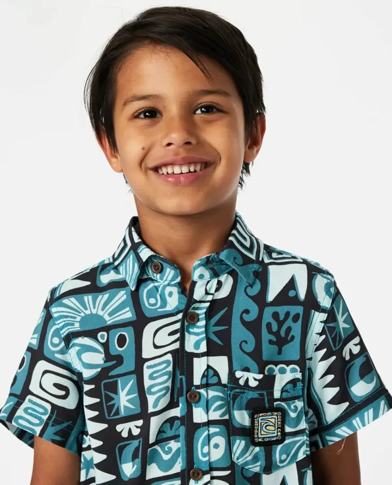 Rip Curl Tops & Tees Kids Geo Short Sleeve Shirt - Image 4